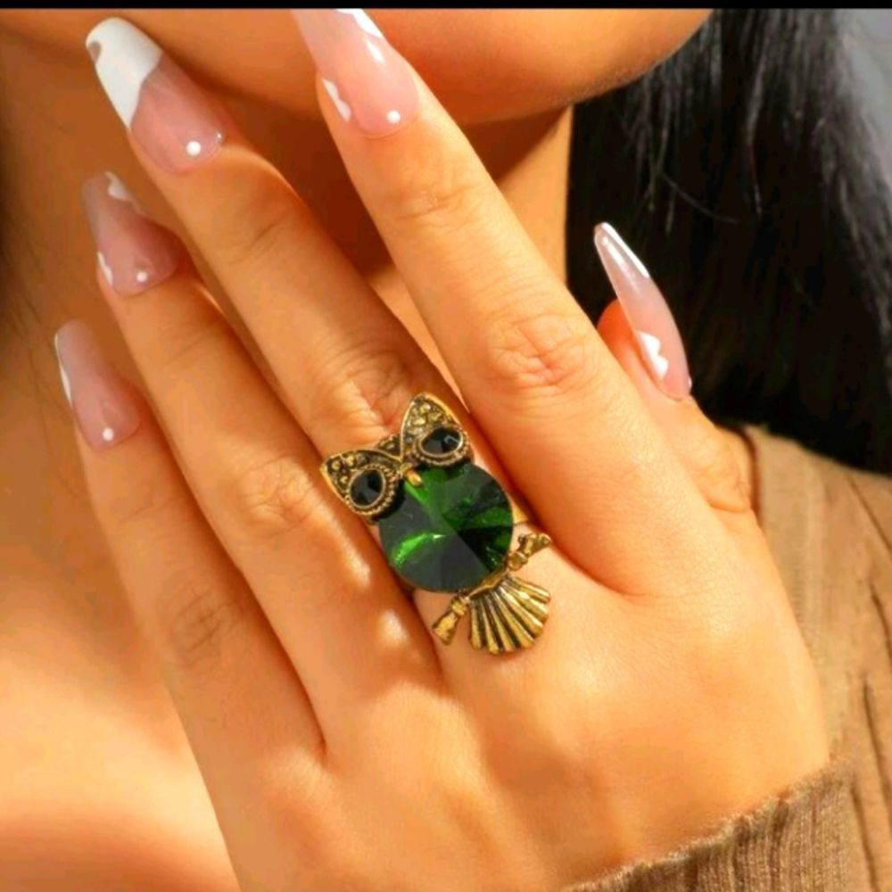 Owl design ring
